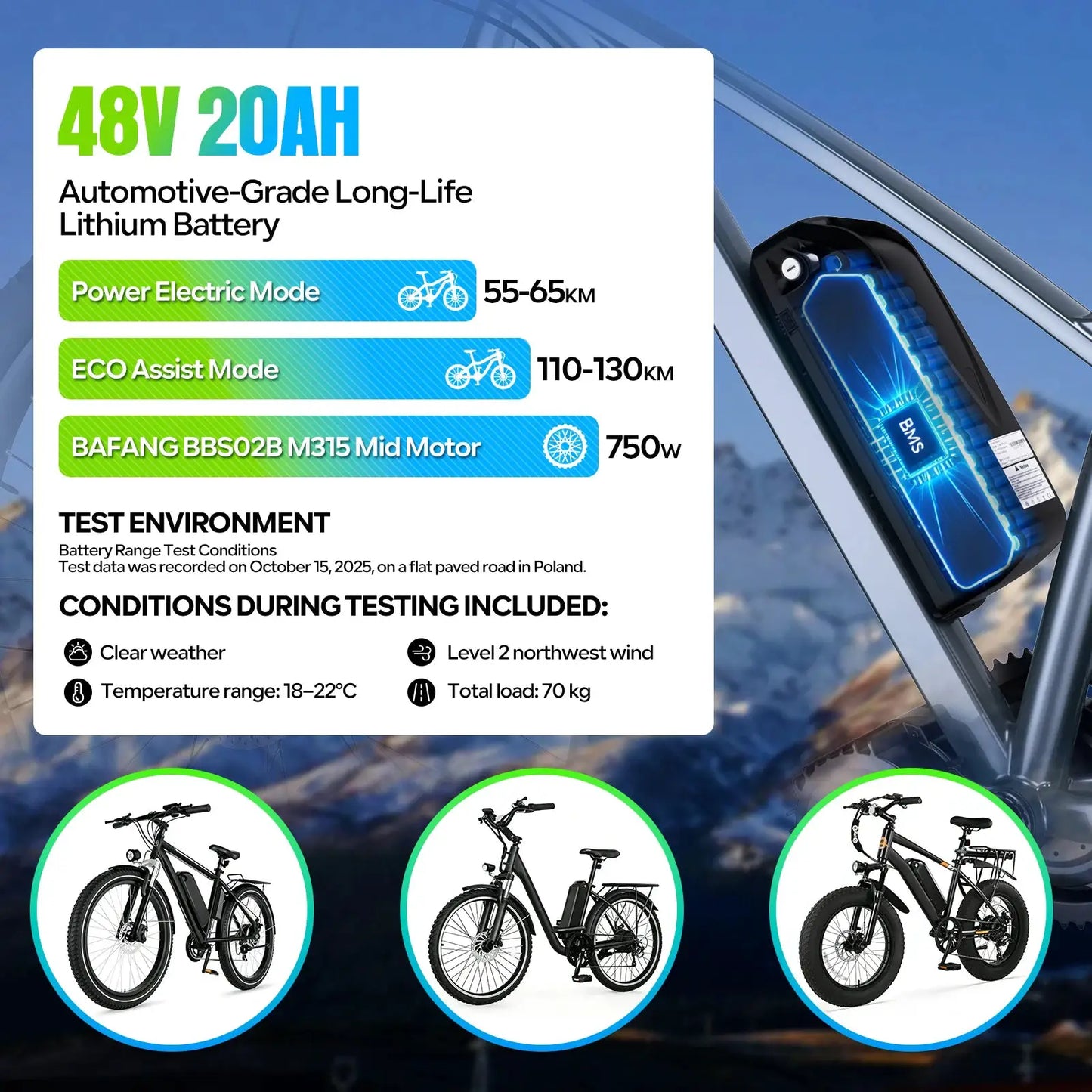 [EU Direktversand] eBike Akku mit Großer Kapazität Hailong Max Pack für Gepäckträger 48V 52V 36V 30Ah 25Ah 24Ah 20Ah 18,2Ah 16Ah 15,6Ah 13Ah mit 2-4A Ladegerät by Golden Bridge Store