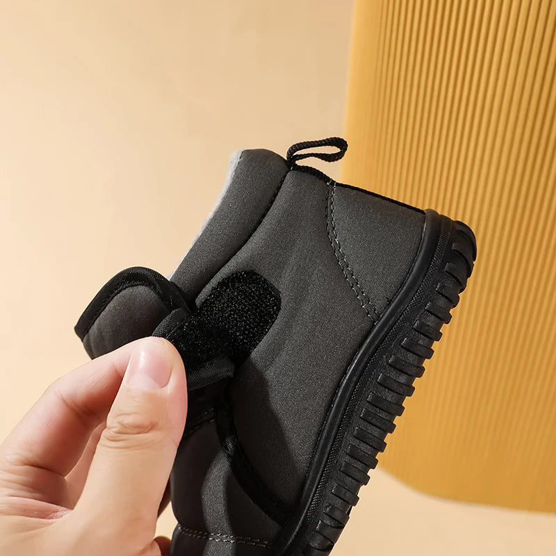 Mädchen Winter Stiefel Kleinkind Kinder Schnee Stiefel Für Jungen Mode Turnschuhe Knöchel Warme Plüsch Kurze Stiefel Casual Baumwolle Schuhe