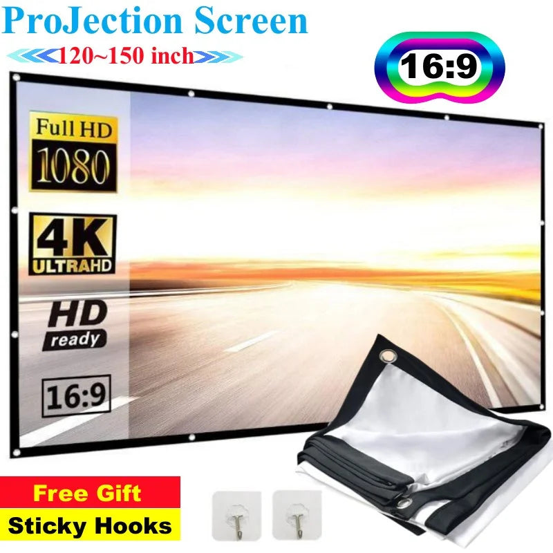 Projektionsleinwand 2025: 16:9 Portable HD-Screen - Cinema Travel Collection