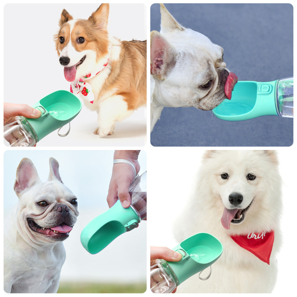 Tragbar Hund Wasserflasche Futter Und Wasser Behälter Für Hund Haustiere Futter Schüssel Outdoor Reise Trink Schüsseln Wasser Spender