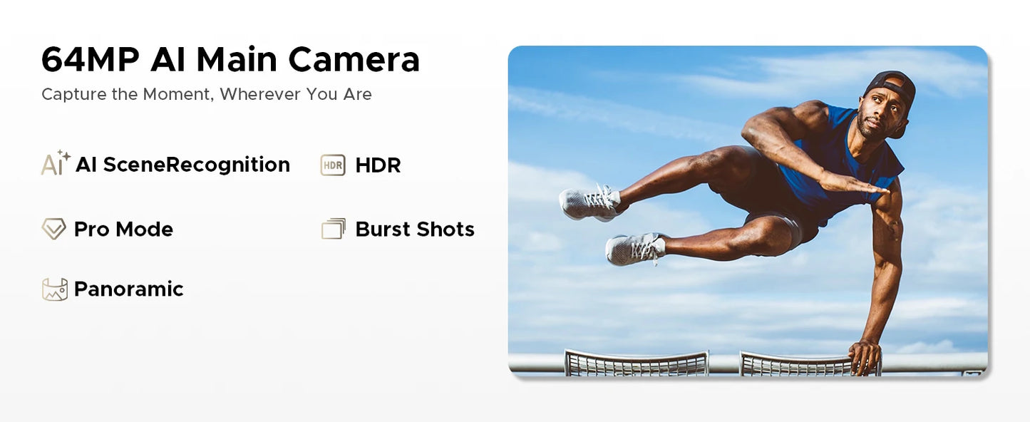 DOOGEE Fire 7 Ultra 5G Robustes Smartphone - 13000 mAh, 33 W, 6,6 Zoll