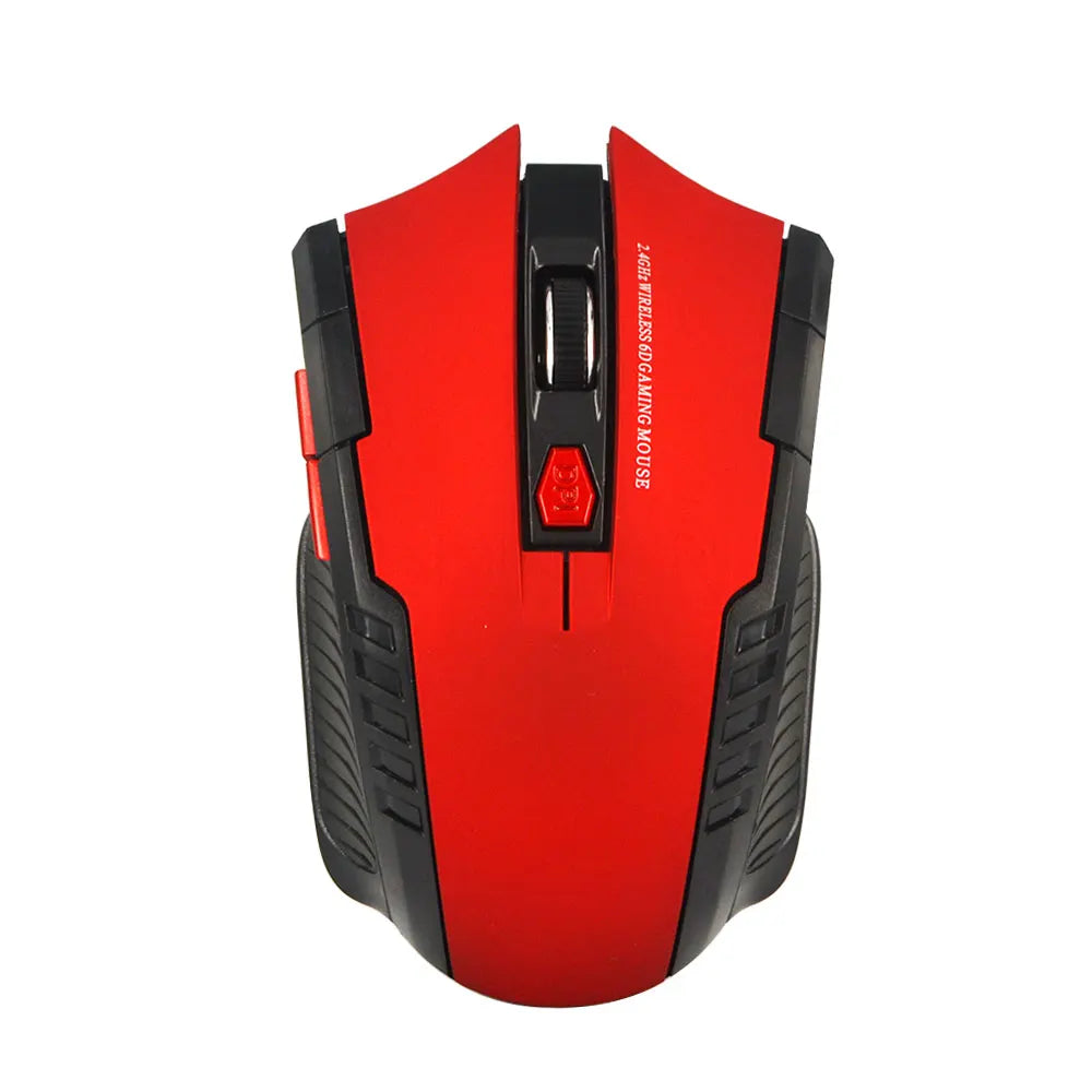 2.4G Wireless Maus USB-Empfänger 6 Tasten Professionelle Optische Wireless Maus USB Rechts Scroll-Maus für Laptop PC Gamer