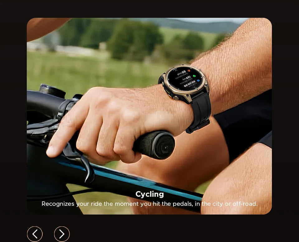 DOOGEE Anywise W1 AMOLED - Akkulaufzeit 18 Tage, Bluetooth 5.3, 1,43 Zoll