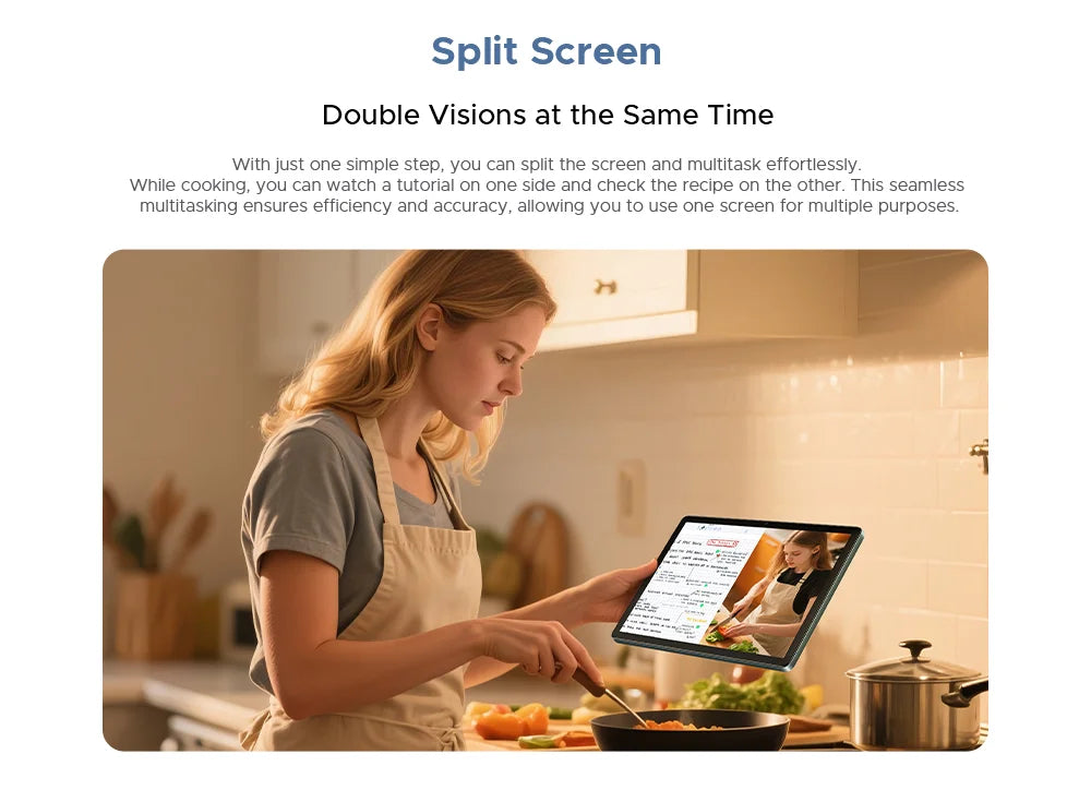 DOOGEE Tab G6 2-in-1 Tablet - 11 Zoll Display 8000mAh Akku 6GB RAM