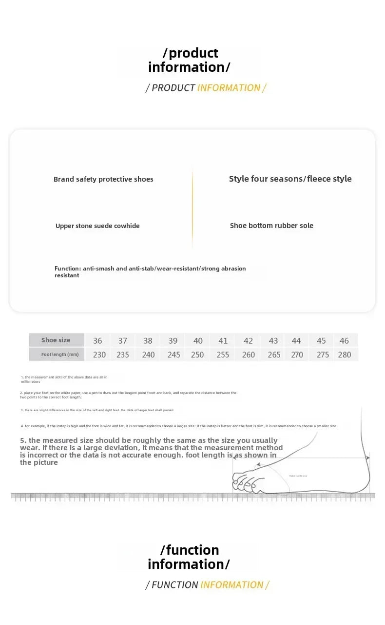 ZQXYZ Winter Fluffy Warme - Größe, Stahlkappe, Sohle