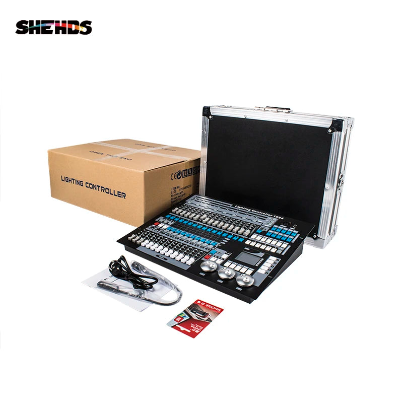 DMX SHEHDS 1024 Controller/192 Console Für Par Lighting Moving Head Light Internationaler Standard DJ Disco Hochzeiten Konzerte