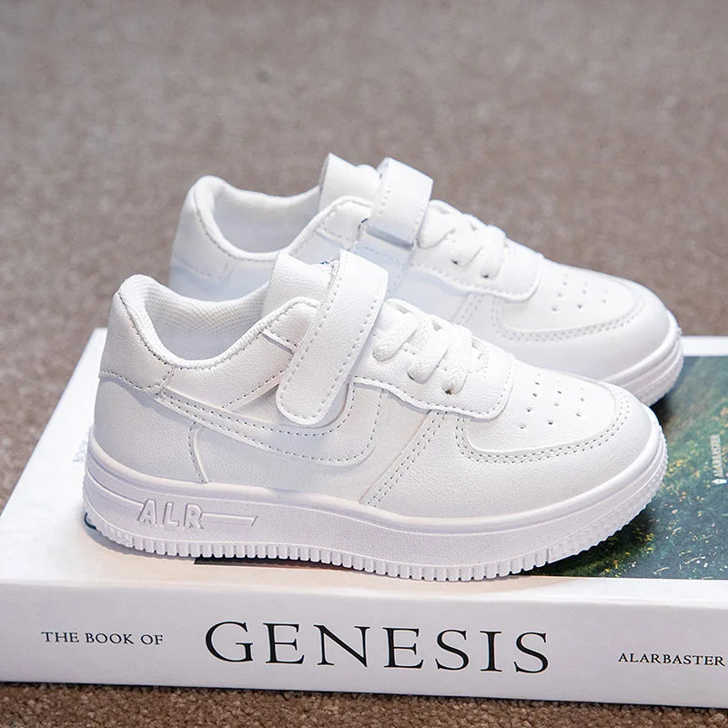 Kleine Weiße Schuhe für Studenten, Weiche Sohlen, Kinder-Brett-Schuhe, Kinder-Schuhe, Rutschfeste Casual-Schuhe für Jungen und Frauen