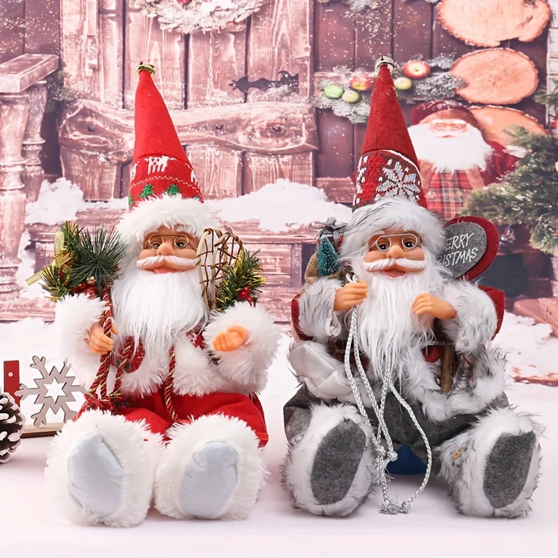 Choice Santa Sitzfigur Innen/Außen - Größe 25 cm, Material Blending