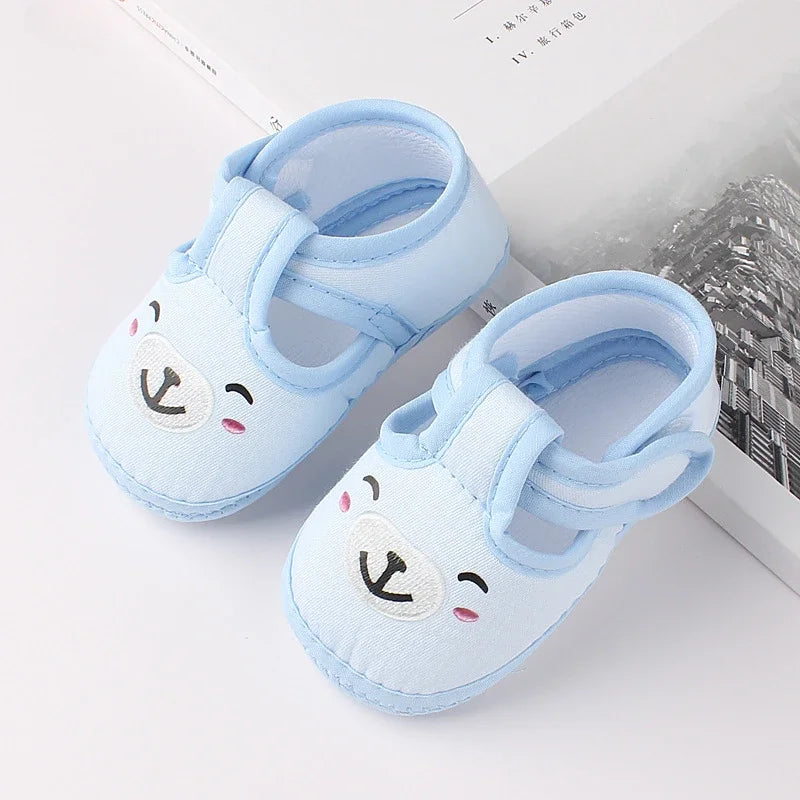 Neugeborene Cartoon Baby Schuhe 2025 - Premium Erste Laufschuhe Weiche Sohle - Jungen Mädchen Kleinkind Frühling Herbst