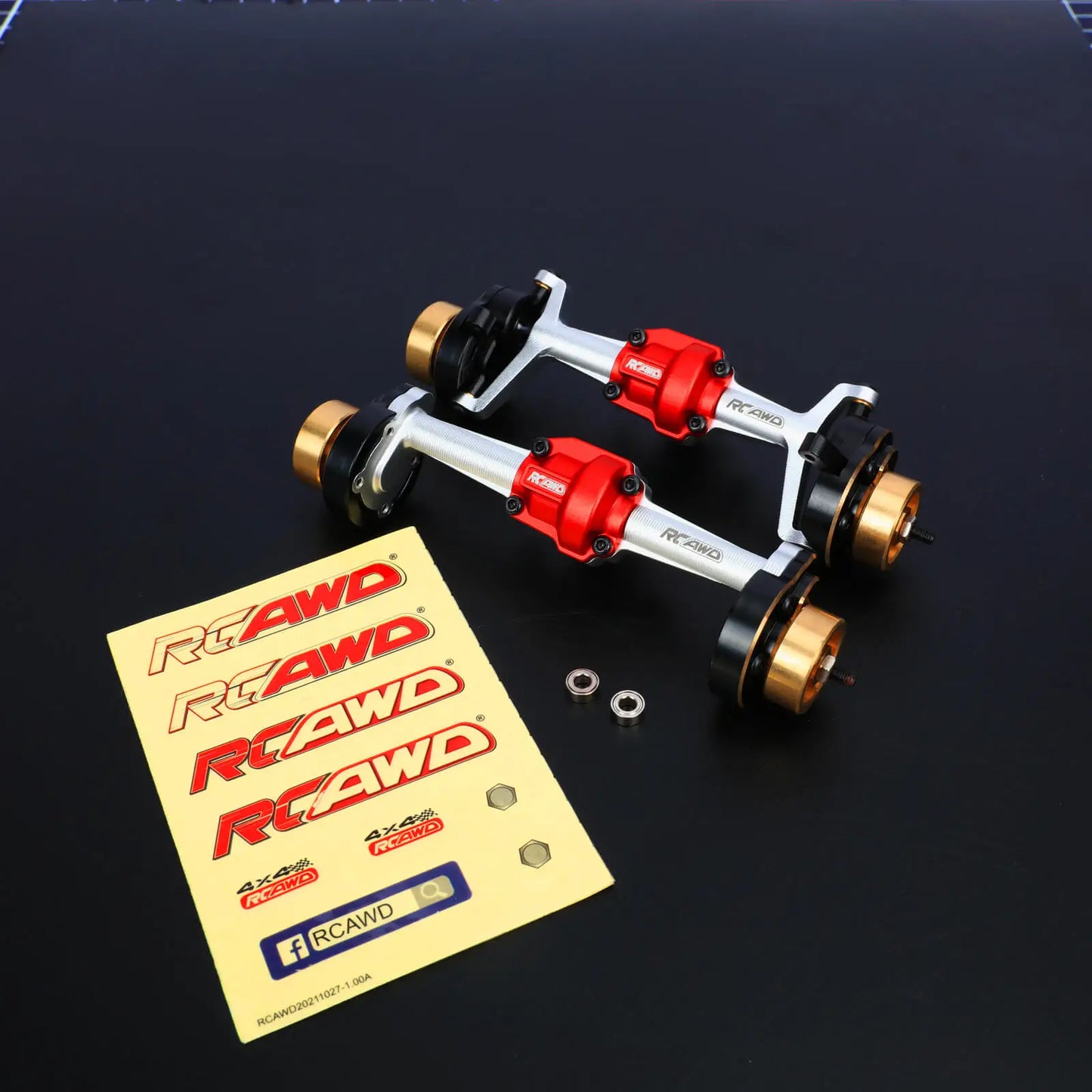 RCAWD Aluminum Front & Rear Portal Axle 195g For 1/18 HOBBYPLUS 4WD Crawlers upgrades parts