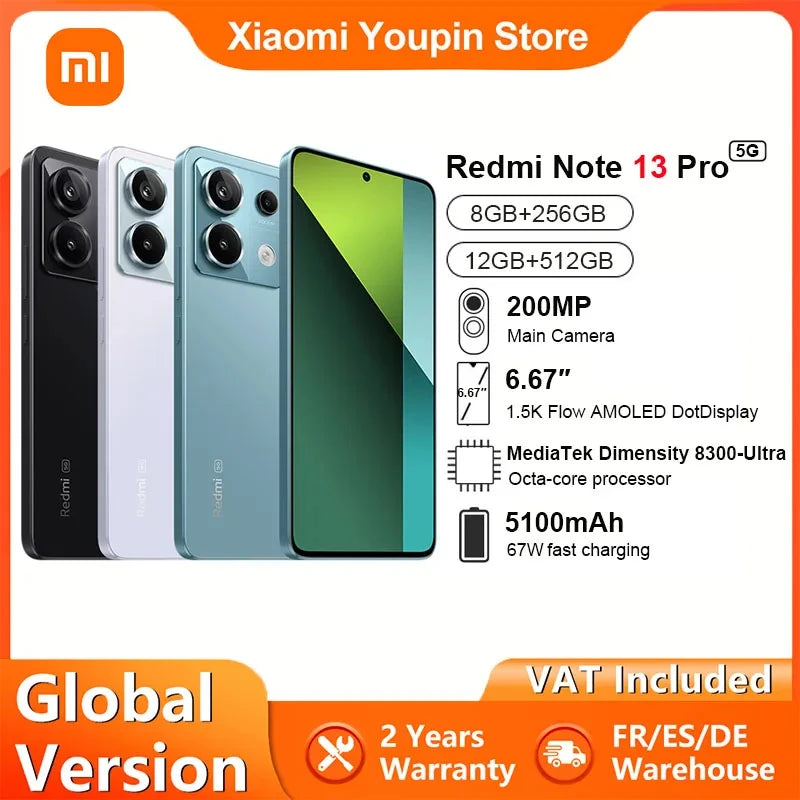 Xiaomi Redmi Note 13 Pro 5G Smartphone