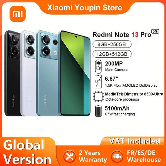 Xiaomi Redmi Note 13 Pro 5G Smartphone