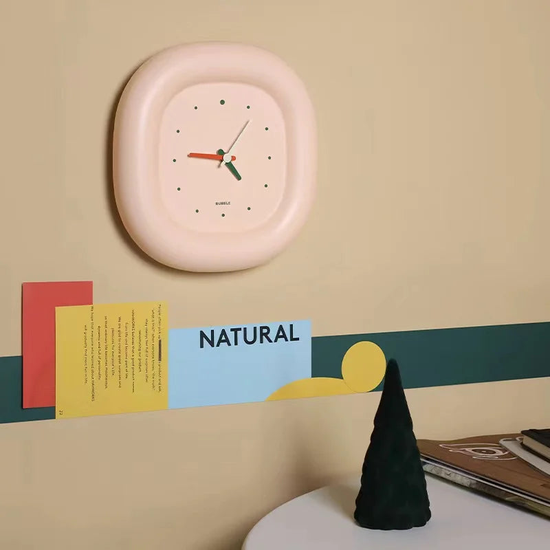 Creative Bubble Clock Wall Simple New Living Room Bedroom Silent For Home Decoration Quartz Needle Self Adhesive Hanging Watch