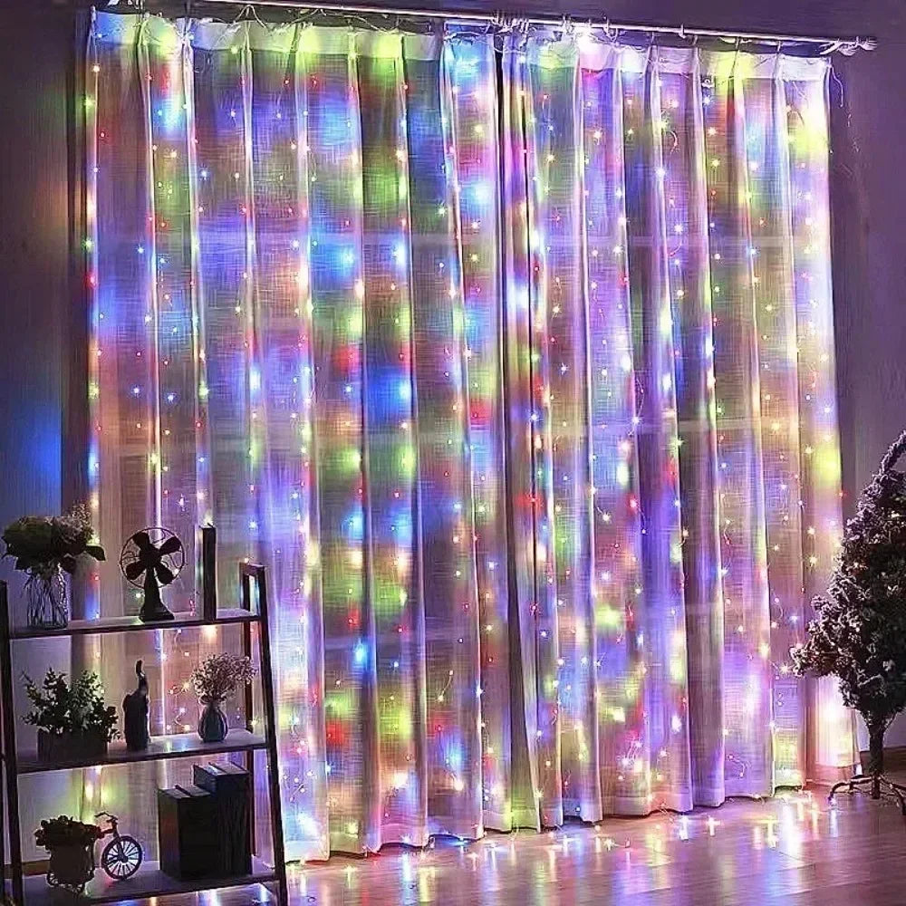 FairyLights CurtainLights Fernbedienung - Länge 3 4 6 m, USB, <60 lm