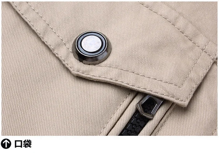 SCHEIFELE Bomberjacke Pilotstil - Baumwolle Taschen, Normal