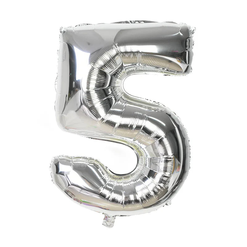 YONGSNOW 32Zoll Zahlenballon - Aluminiumfolie Rosegold