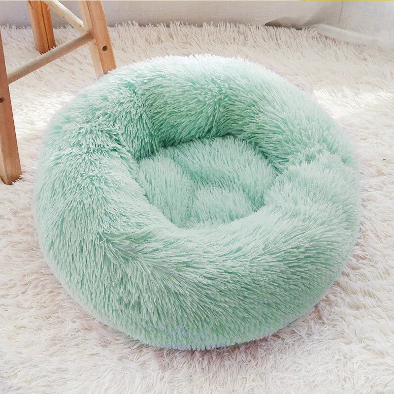Pet Dog Bed Comfortable Donut Cuddler Round Dog Kennel Ultra Soft Washable Dog and Cat Cushion Bed Winter Warm Sofa Hot Sell