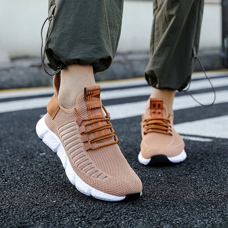 Men's 2024 Summer Sneakers Jogging Fashion Designer Original Sports Shoes Sneakers Lace Up Lightweight Hiking Casual Tenis Shoes