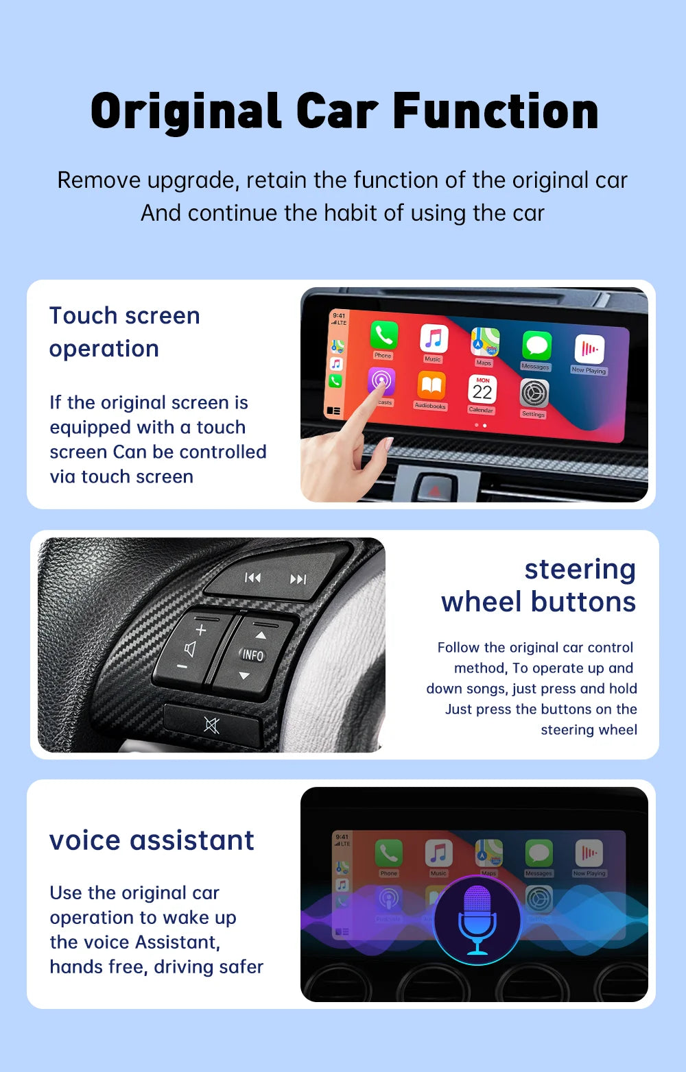 XUDA 2in1 Drahtlos CarPlay AI Mini Box 2025 - Android Auto Box Plug Play - Automatisch Verbindung Kompatibel 99% Autos Auto Radio