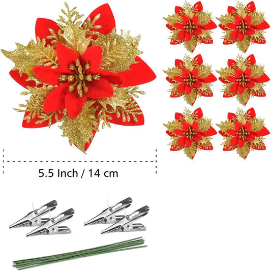 FestivaDecor DekoSet Weihnachtsdeko - 12/24/36 Kunststoff