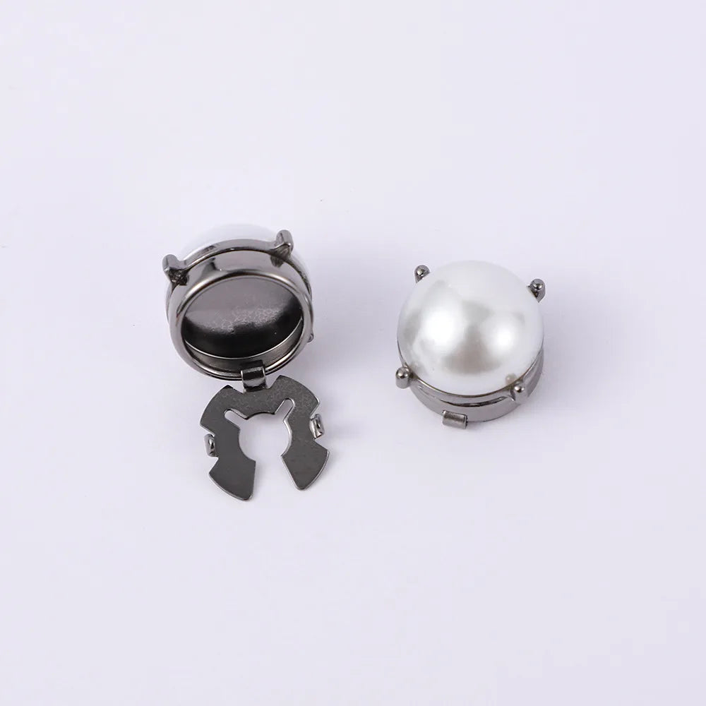 Neu Fashion Perlen Manschettenknöpfe 2025 - Herren Hemd Buttons Cuff Links - Luxus Hochzeit Business Schmuck Accessories High-Quality