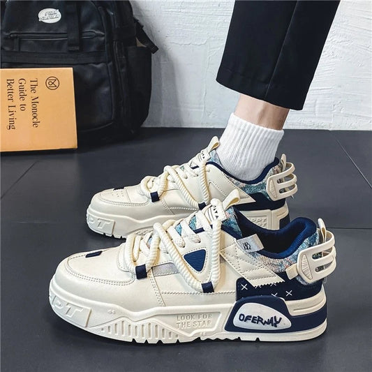 New Shoes for Men Sneakers Breathable Casual Fashionable Skateboard Shoes Male Low Top Platform Vulcanized Shoes Tenis Masculino