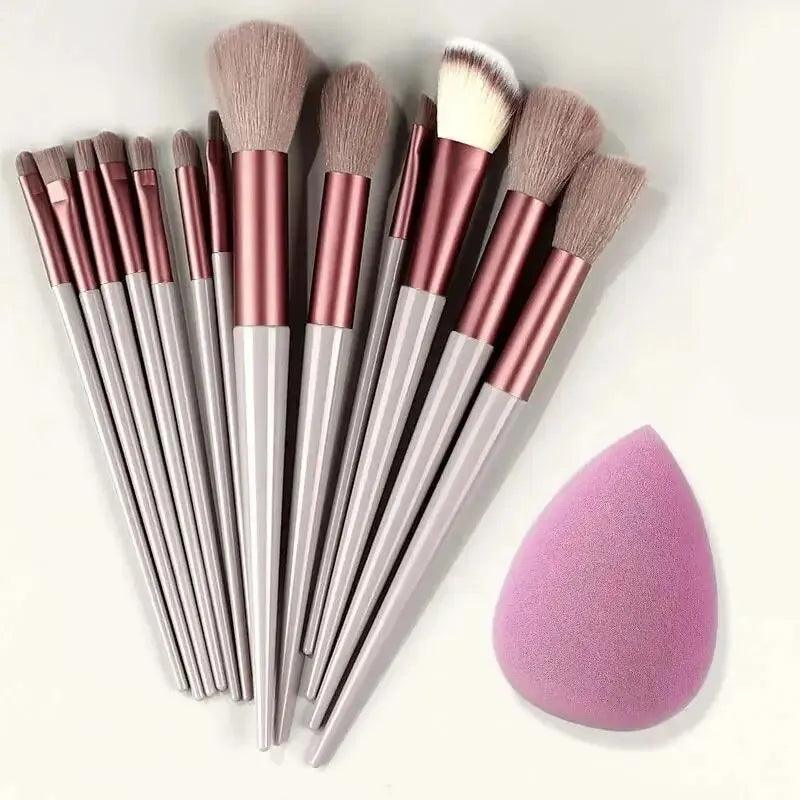 Makeup brush set soft fluffy professional cosmetic tool