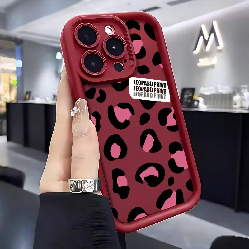 Leopard Print Handy Hülle Für Google Pixel 9 8 7 8A 7A Pro XL 4G 5G Weich Silikon TPU Rückseite Abdeckung
