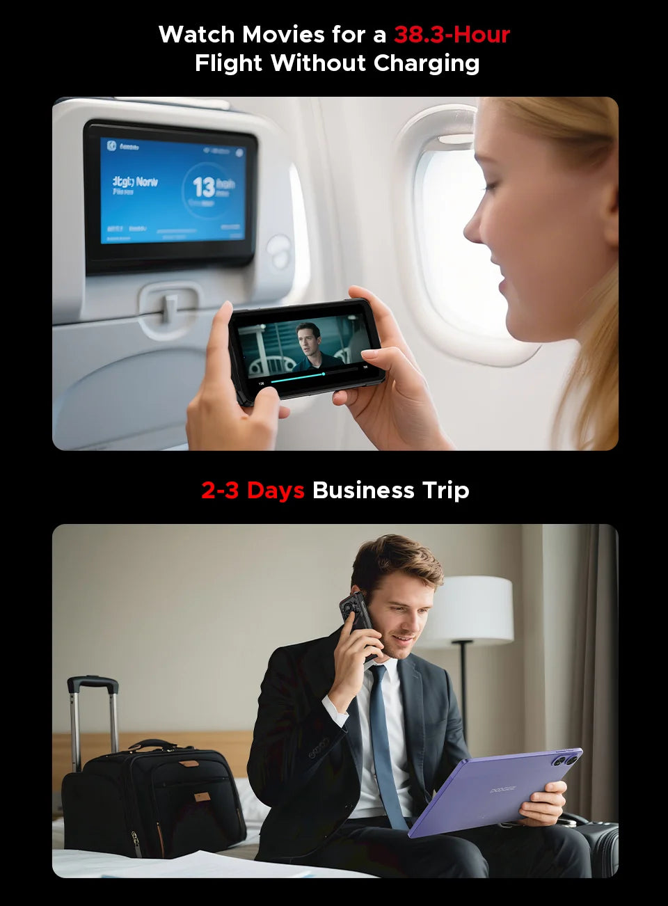 DOOGEE Blade20 Pro Robustes Smartphone - 11800mAh 18W 6,6 Zoll