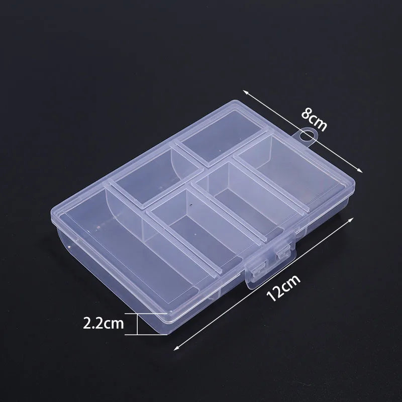 Plastik Schmuck Boxen Plastik Werkzeug Box Verstellbar Handwerk Organizer Lagerung Perlen Armband Schmuck Boxen Verpackung Großhandel