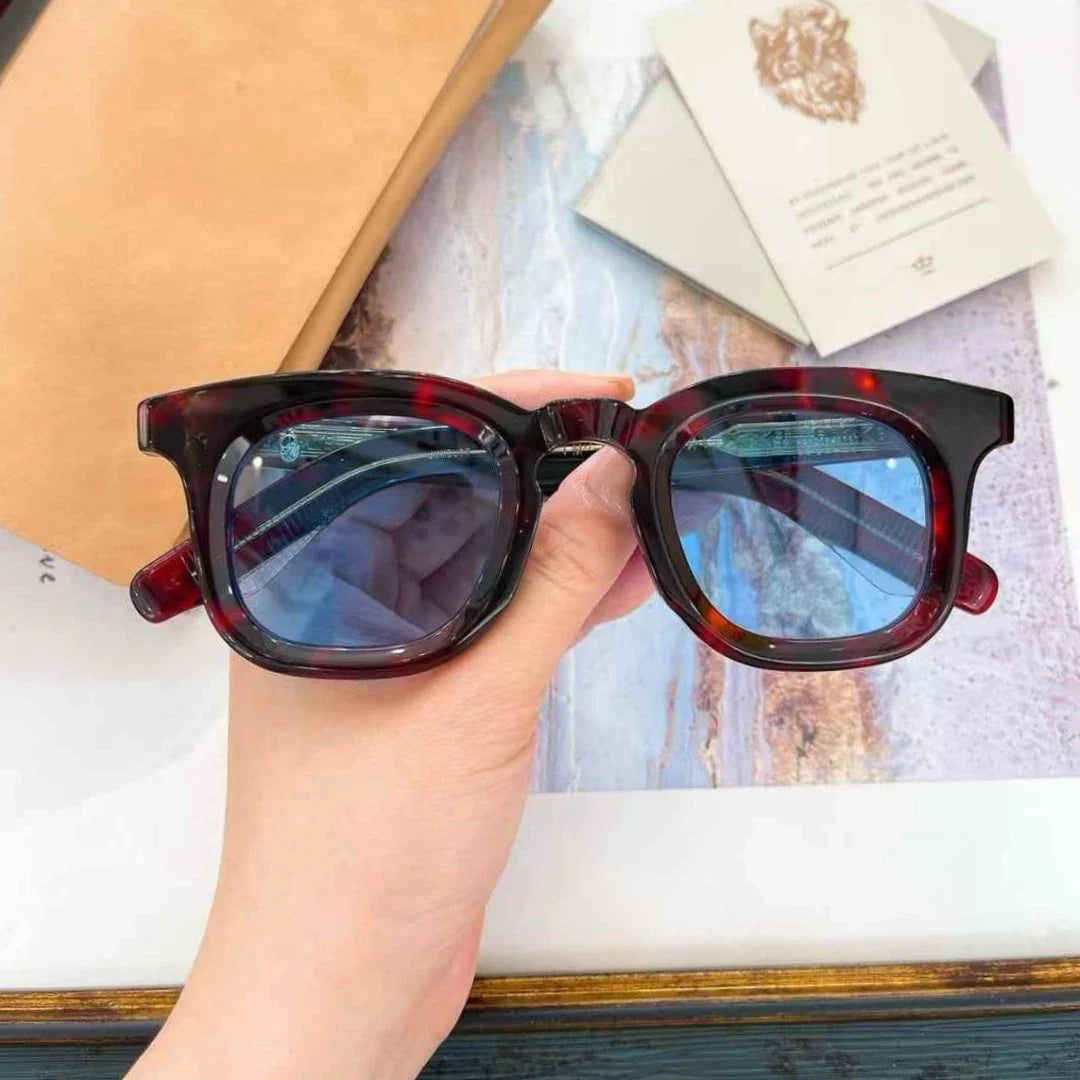 Jacques Marie Mage DEVAUX Inspired sunglasses thick acetate retro square