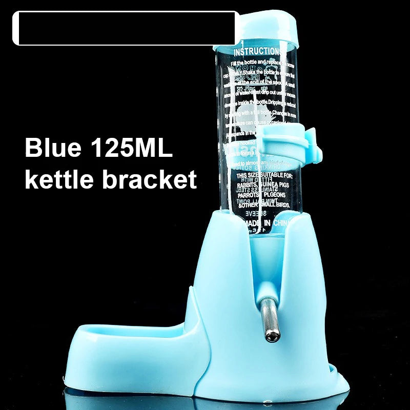 New Pet Hamster Automatic Feeder Small Hedgehog Golden Bear Feeder Water Dispenser Vertical Ball Water Bottle Pet Supplies