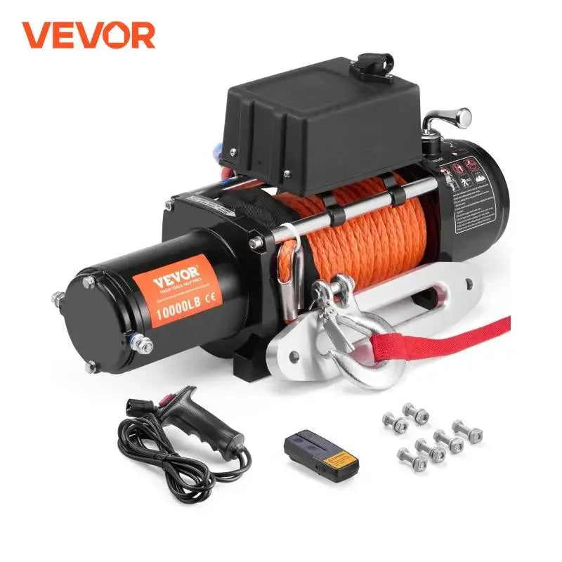 VEVOR S10000 Elektrische Winde - Zugkraft 4536 Kg, 3 PS, 20 m Seil