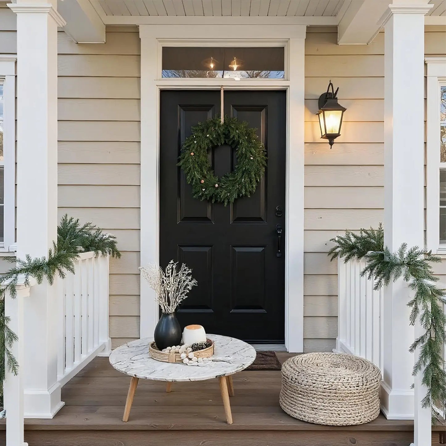 180 cm künstliche Weihnachtsgirlande aus Zedernholz, grüne Dekoration für Kamin, Treppen, Fenster, Tür, Urlaub, Party, Zuhause, Festival, Dekoration