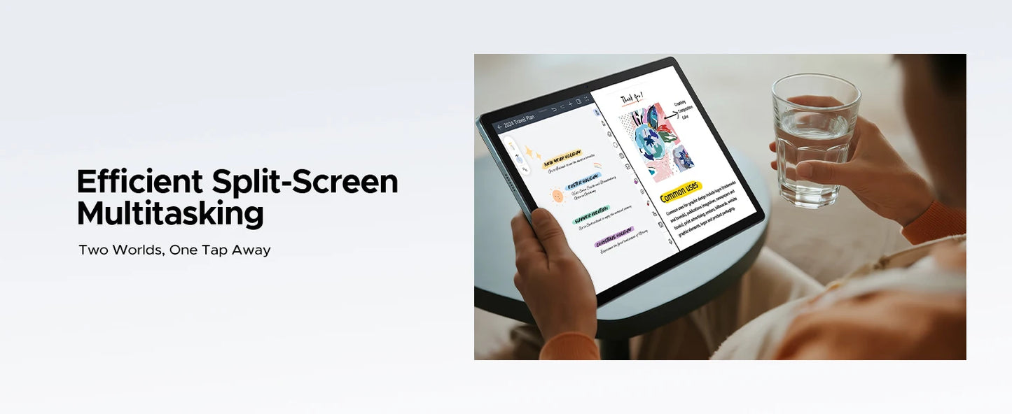 DOOGEE U13 Slim Tablet - 13 Zoll Display 11000mAh Akku 6GB RAM 256GB Speicher