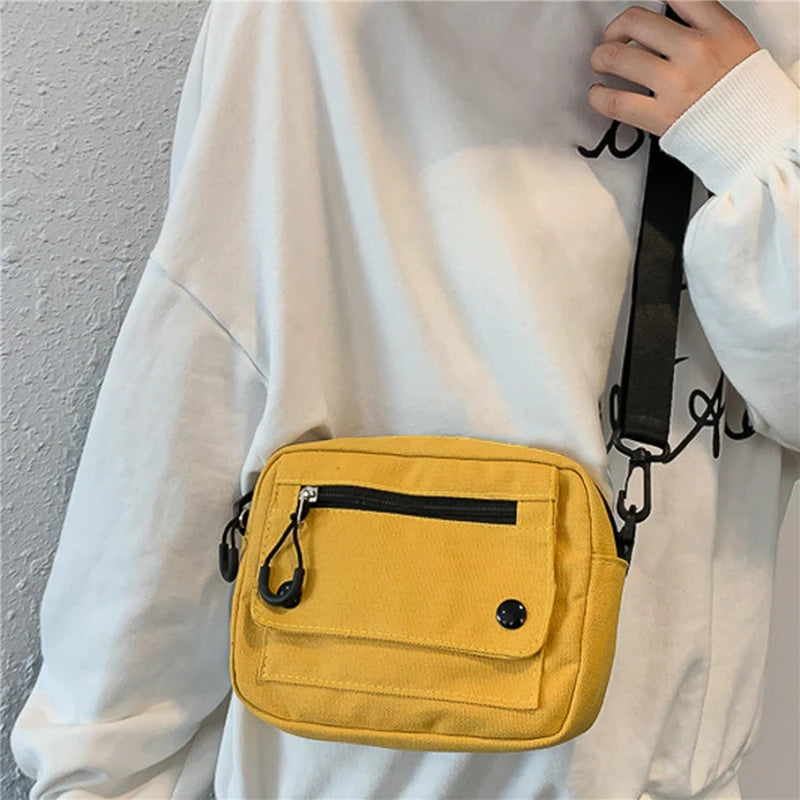 Umhängetasche 2025: Canvas Casual Versatile Fashion - Large Capacity Mobile Phone Coin Purse Women Collection
