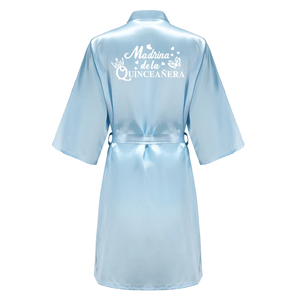 Velenta Quinceanera-Robe Größe M Knie-Länge Polyester