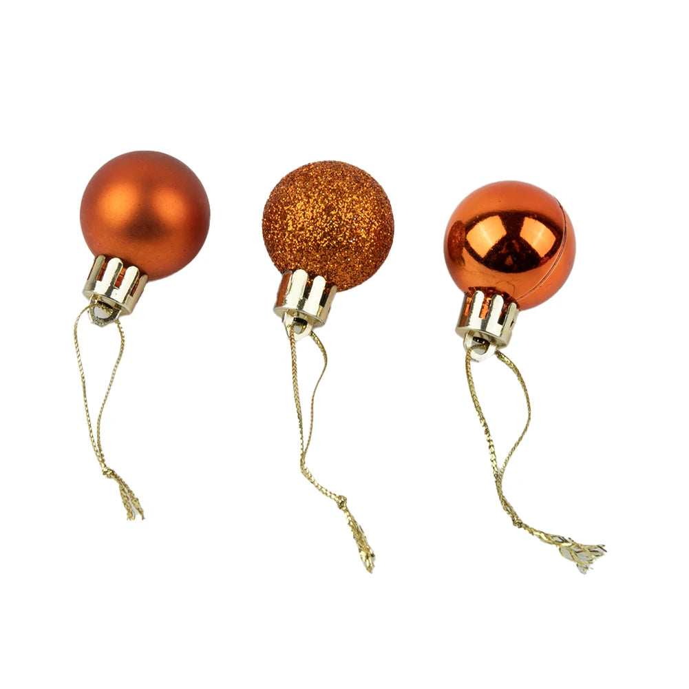 Choice Christbaumkugeln Kunststoff - 24 Stück, Ø3 cm