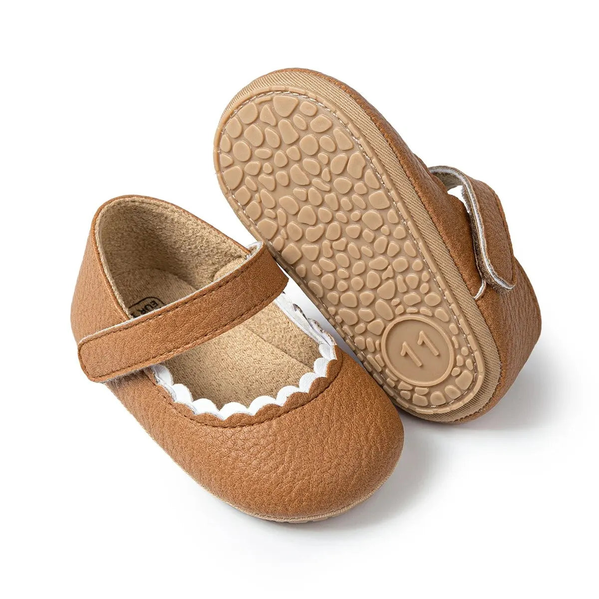 Frühling Herbst Baby Mädchen Prinzessin Schuhe 2025 - Rutschfeste Gummisohle Erste Laufschuhe - Komfortable Kleinkind Ballett Pantoletten