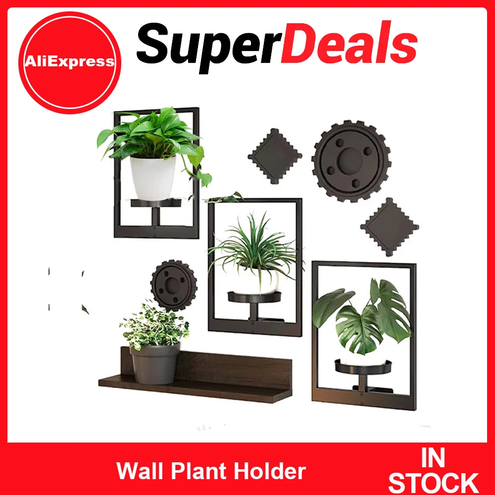 GreenFrame Bilderrahmen-Wandpflanzenhalter Kunststoff Montage InnenAußen