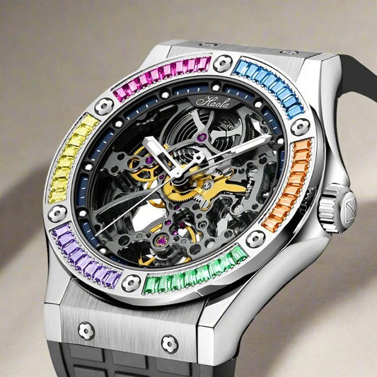 Haofa skeleton,Luxury automatic mechanical watch