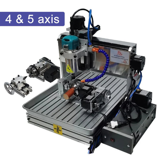 LYBGACNC 3040/3020 5 Achsen CNC Fräser - 1500 W, 300x400 mm by Golden Bridge Store
