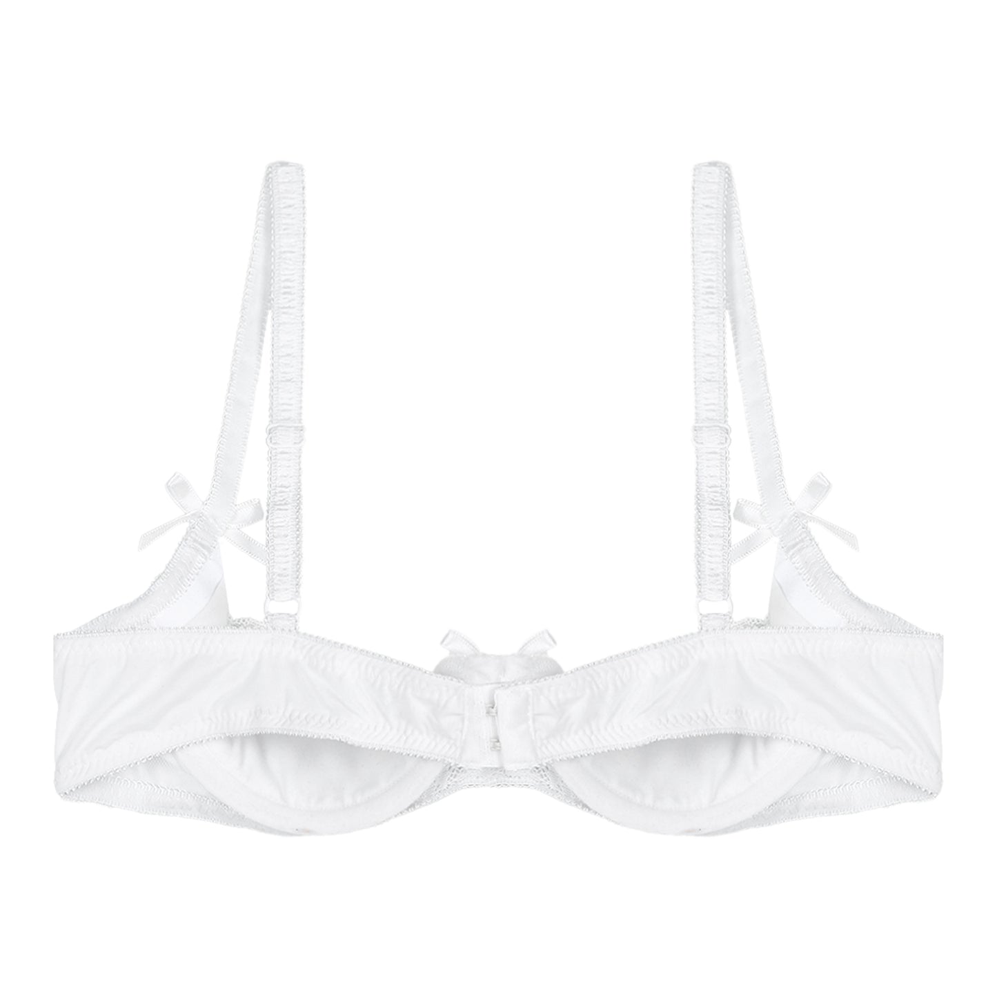 Sutien elegant pentru femei, cu 1/2 cupă, cu întăritură, push-up, dantelă, cu căptușeală, bandană, bretele reglabile, lenjerie intimă, spate cu cârlig, bustieră