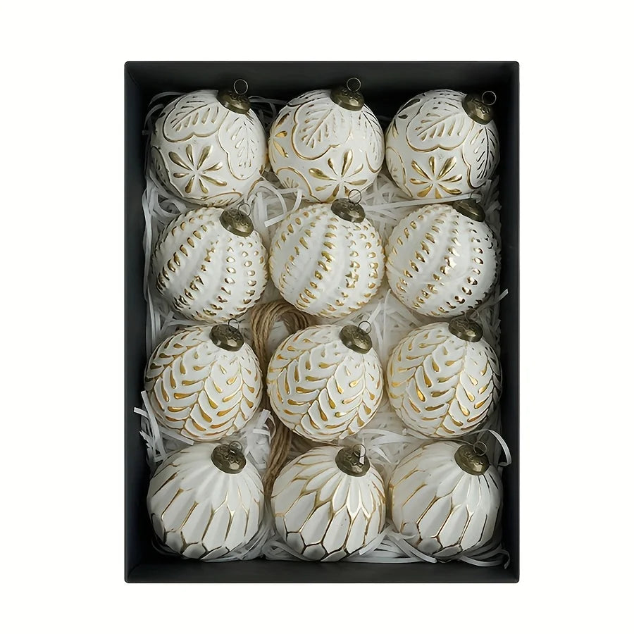 Choice Antik-Weihnachtskugeln Klassisch - Inhalt 12 Stück 8 cm