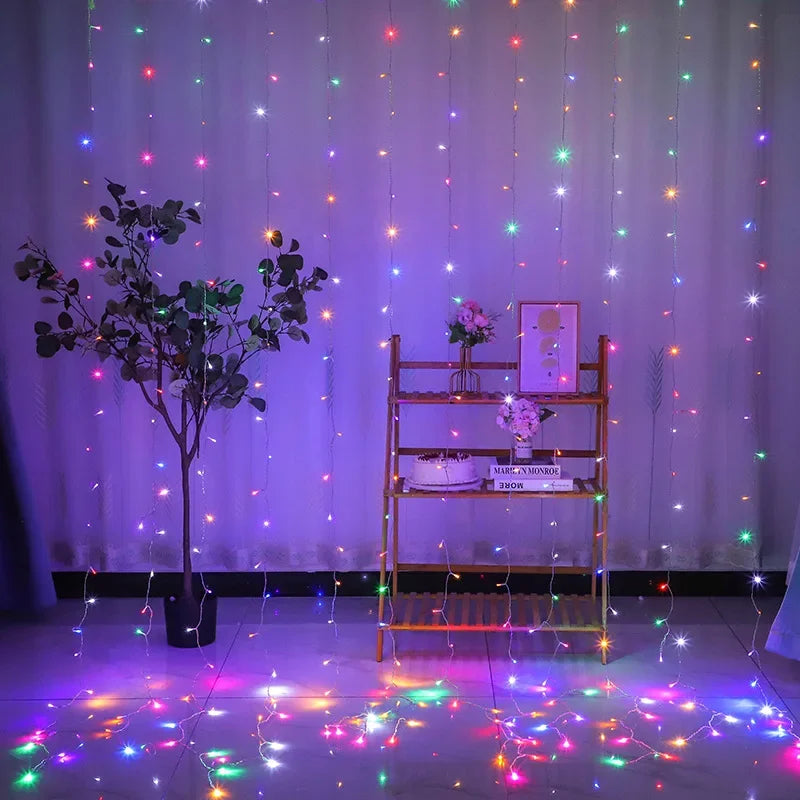 FEICAN Fairy LED Curtain Lights - USB Fernbedienung Wasserdicht