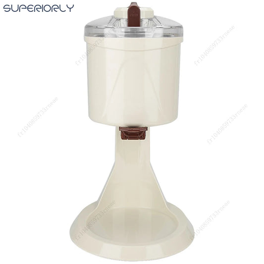 Eismaschine 2025: 1L Ice Cream Machine Manual Automatic Desktop Simple Operation Large Capacity Mini Soft Collection