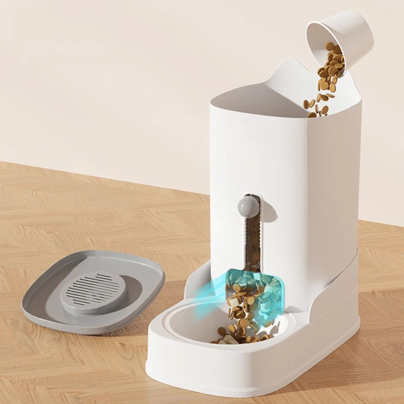 New Large Capacity Pet Cat Automatic Food Water Dispenser Fountain Bottle Bowl Dog Cat Drinker Feeder Dog Drinking Pet Supplies