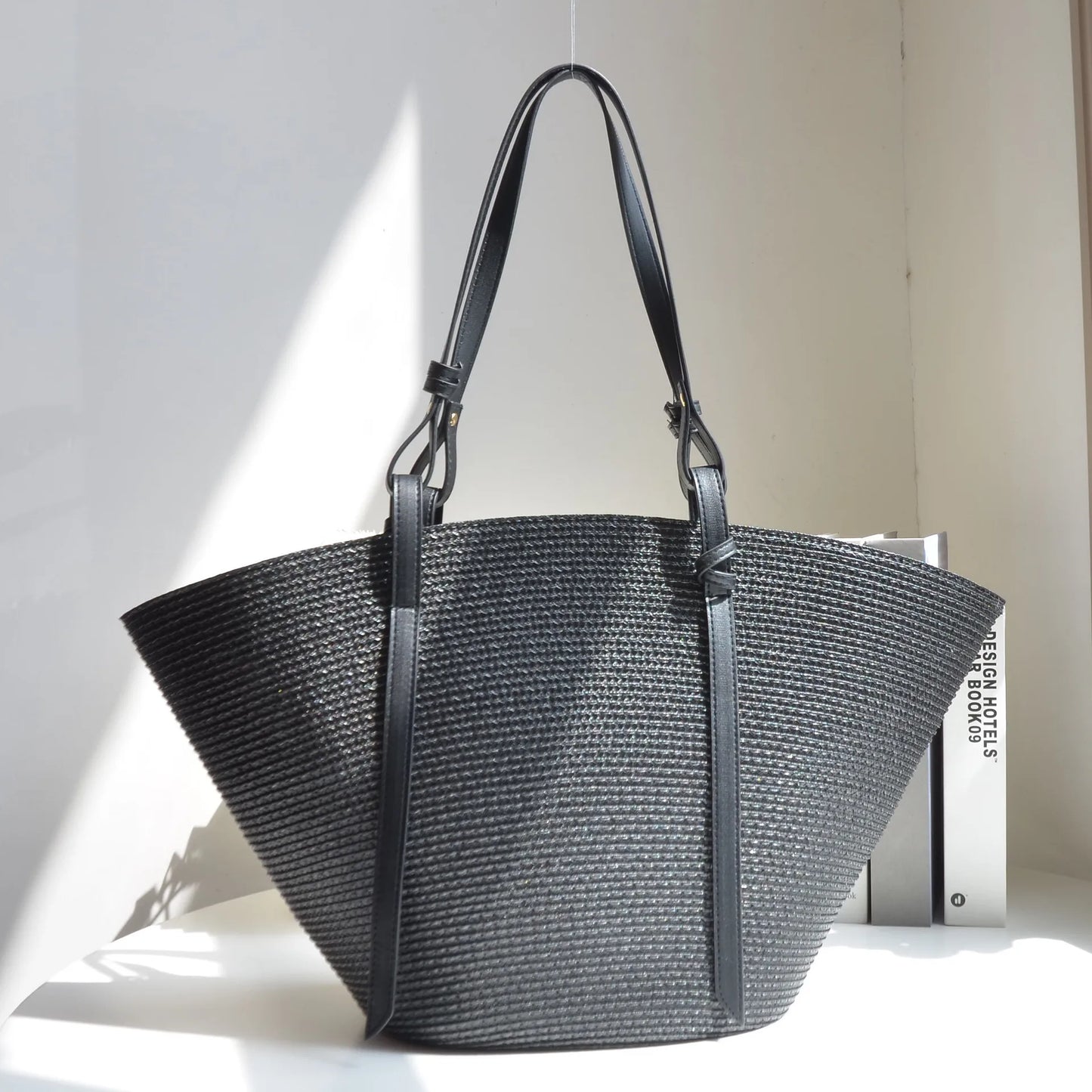 Beach Shopping Bags Luxury Fashion Woven Shoulder Bag Women Handmade Straw Handbags Trend Summer Large Capacity Travel Bag 2023