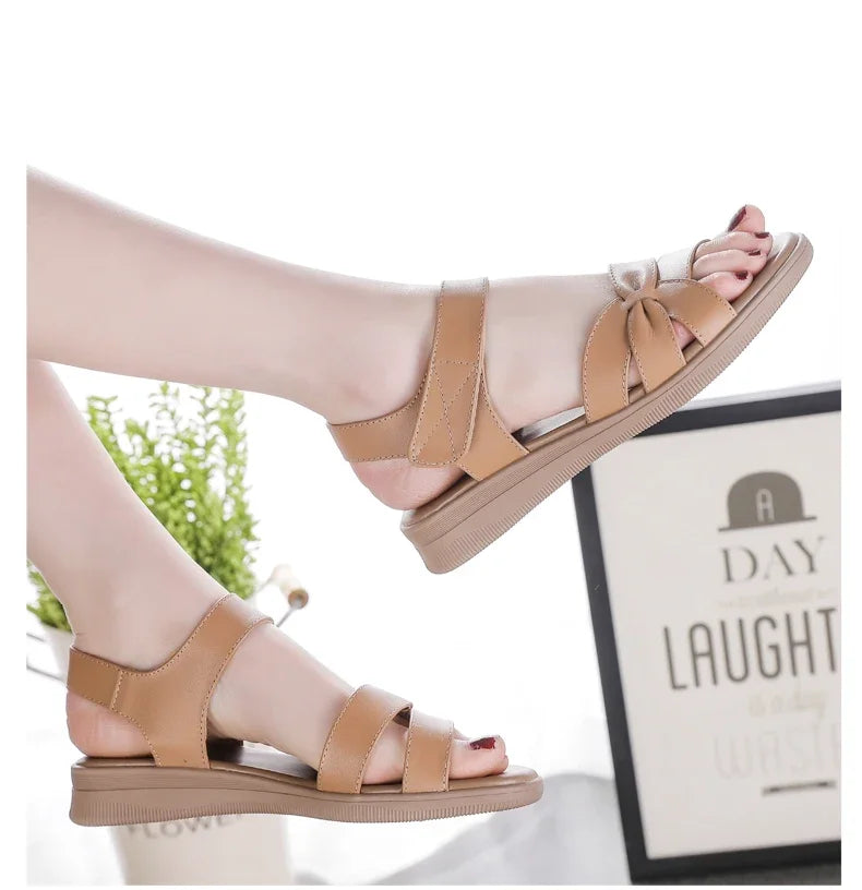 Summer Women Shoes Sandals Open Toe Walking Shoes Soft Ladies Shoes Wedge Women Shoe Party Sandal Women Female Footwear
