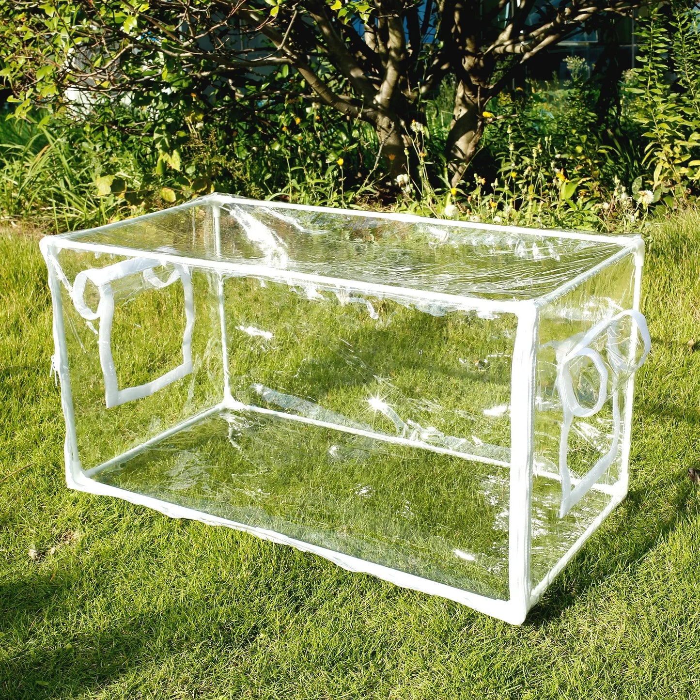 Mini Greenhouse Plant Greenhouse Tent with Transparent PVC Cover Portable Small Greenhouse Multipurpose Plant Tent for garden